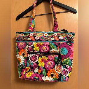 Vera Bradley “Three-O Tote” in Va Va Bloom